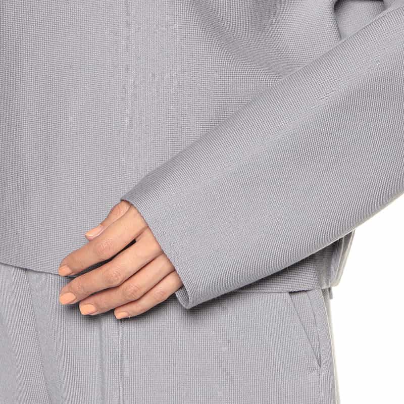 LOHEN 限定ミラノリブトップス LIGHT GRAY