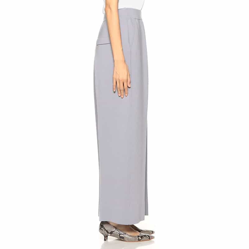 LOHEN 限定ミラノリブワイドパンツ LT GRAY