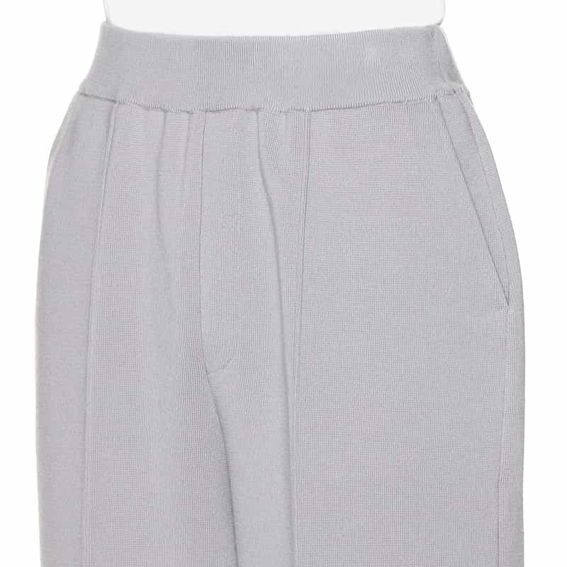LOHEN 限定ミラノリブワイドパンツ LT GRAY