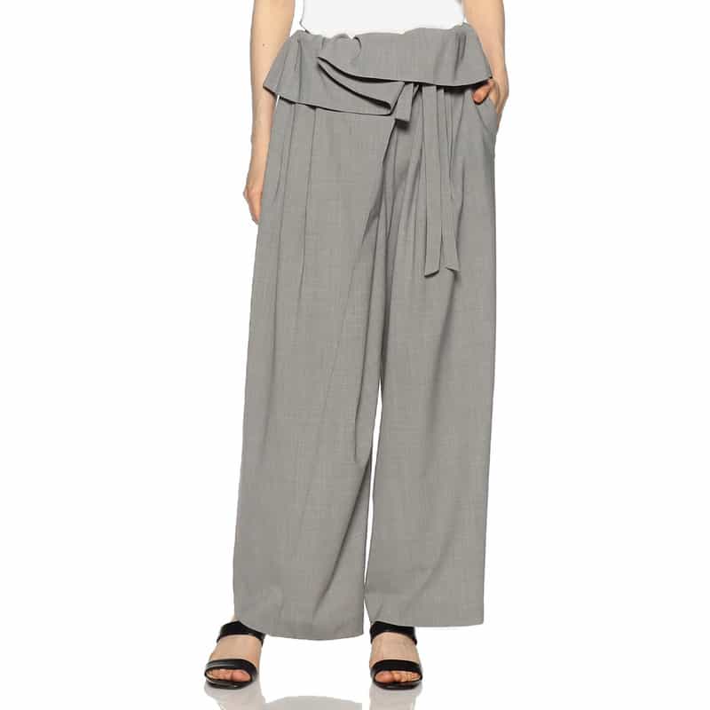 LOHEN 限定オーバーラップパンツ LIGHT GRAY
