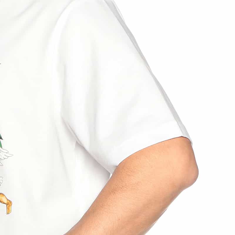 CASABLANCA プリントTシャツ WHITE