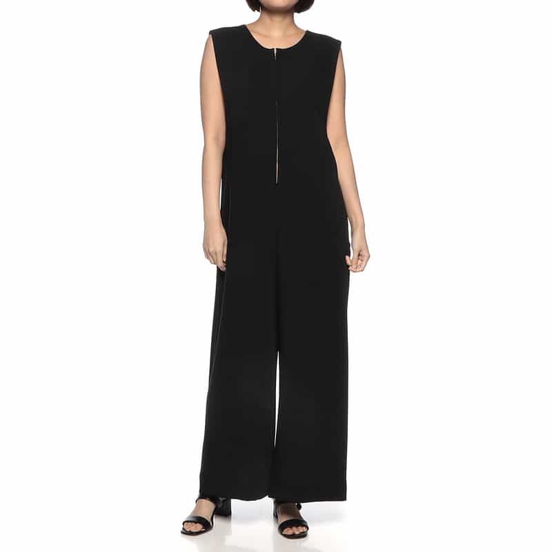 BARNEYS NEW YORK セットアップ ウォッシャブル 2WAYオールインワン BLACK