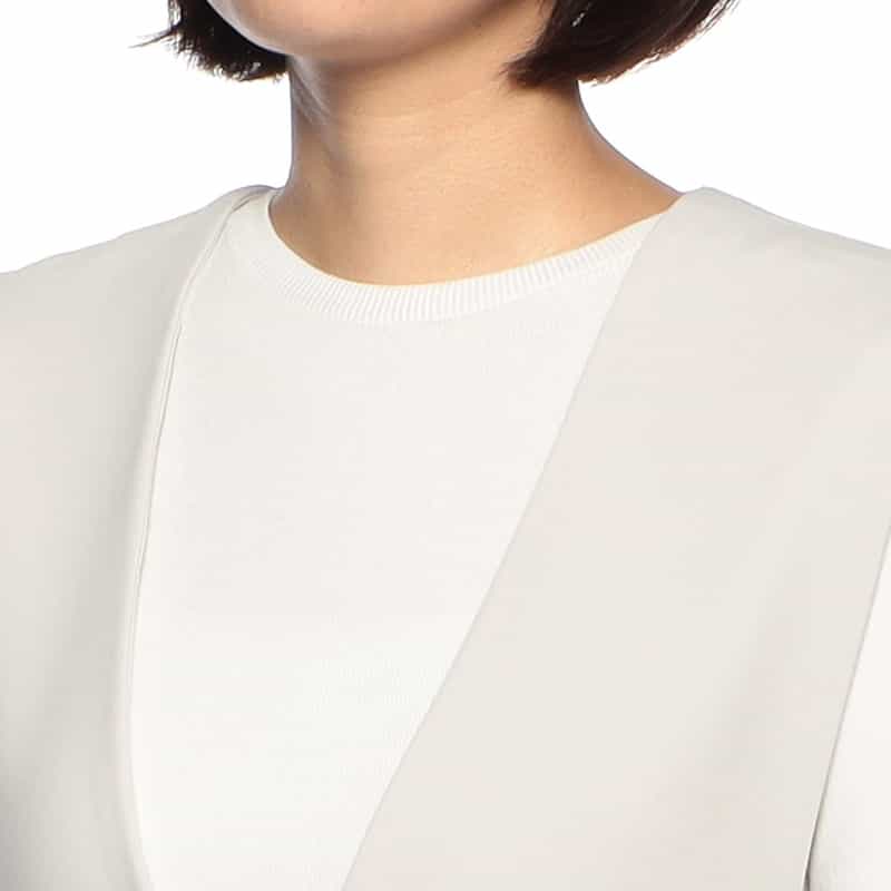 BARNEYS NEW YORK セットアップ ウォッシャブル 2WAYオールインワン LIGHT GRAY