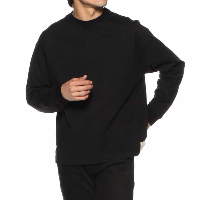 YOKE ロングスリーブTシャツ BLACK