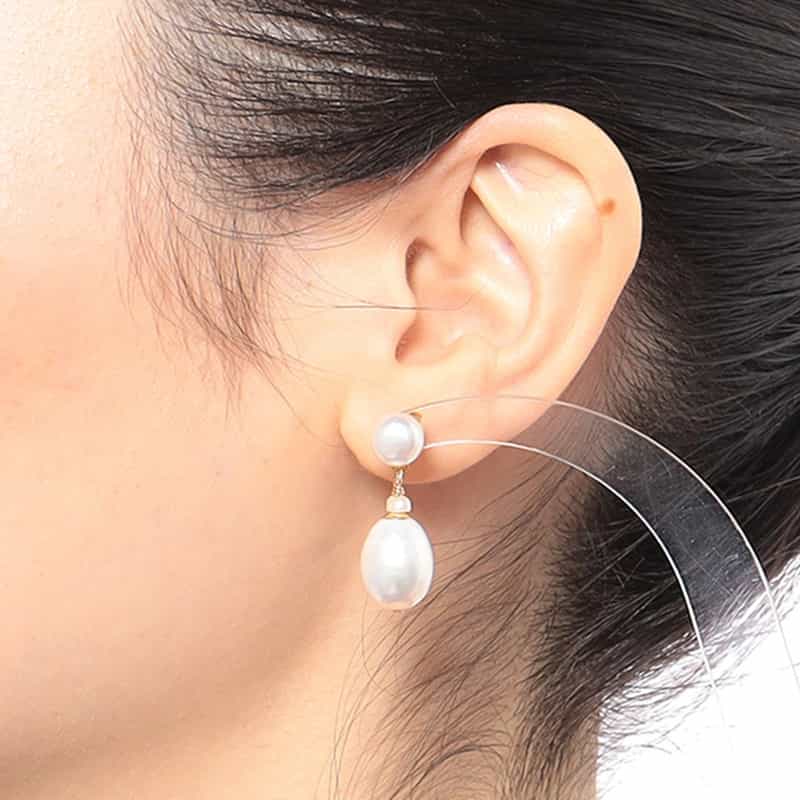 MOUNIR MOUNIR＜ムニール＞ピアス （パール） NONE