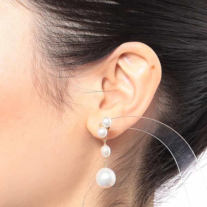 MOUNIR MOUNIR＜ムニール＞ピアス （パール） NONE