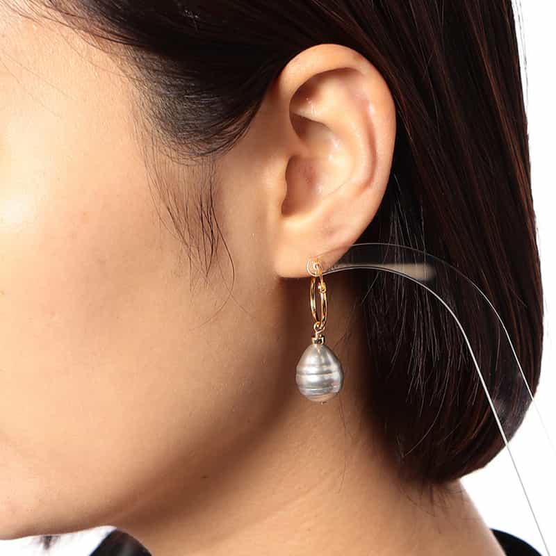 MOUNIR MOUNIR＜ムニール＞ピアス （パール） NONE