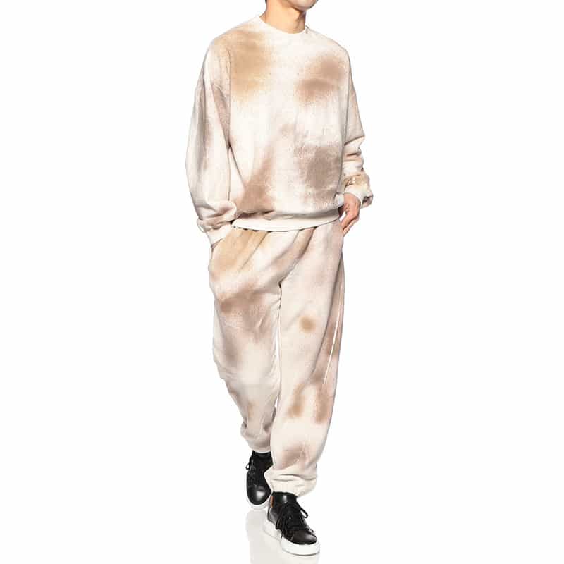 NOMA T.D. ハンドダイスエットイージーパンツ IVORY