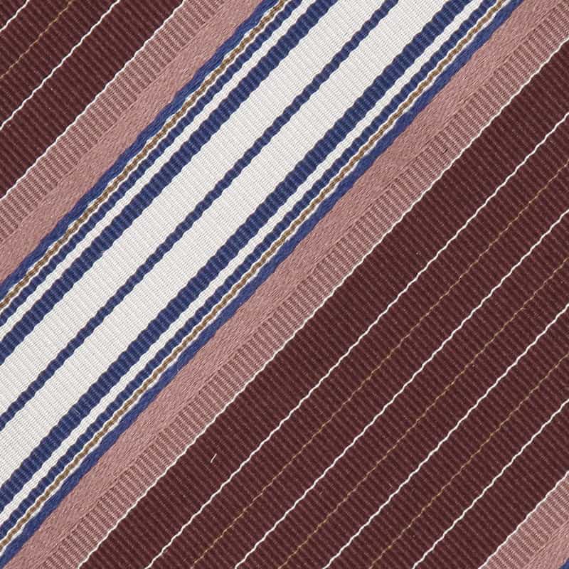 ATTO VANNUCCI FIRENZE セッテピエゲストライプ柄タイ WINE