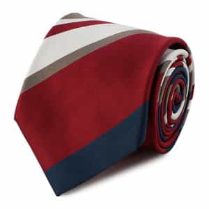 ストライプ柄タイ