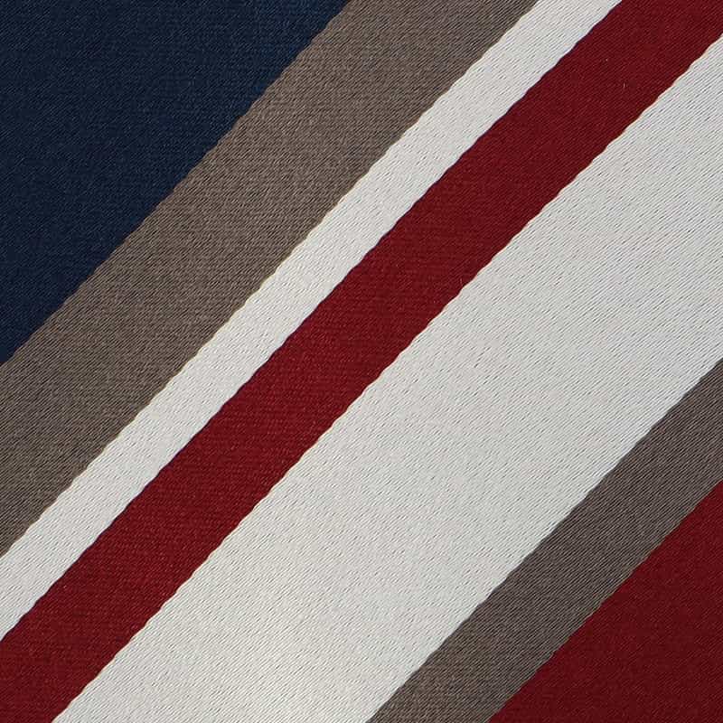 STEFANO BIGI ストライプ柄タイ RED