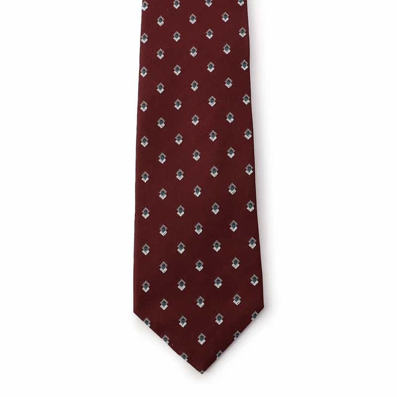 STEFANO BIGI 小紋柄タイ WINE