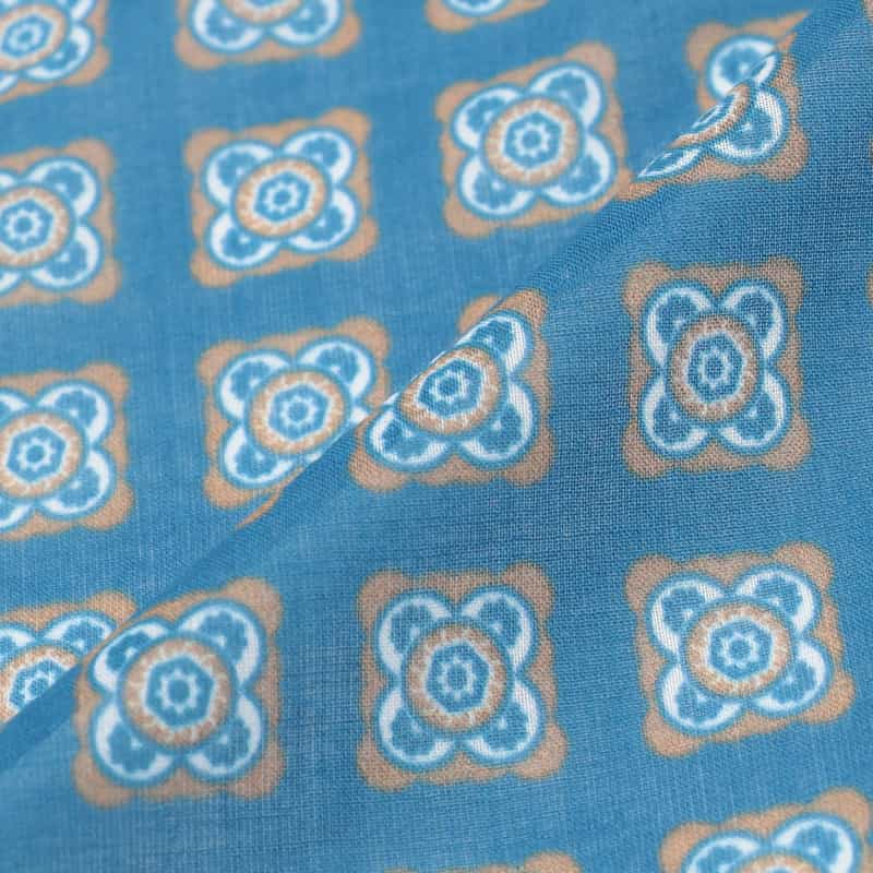 STEFANO BIGI ポケットチーフ NAVY