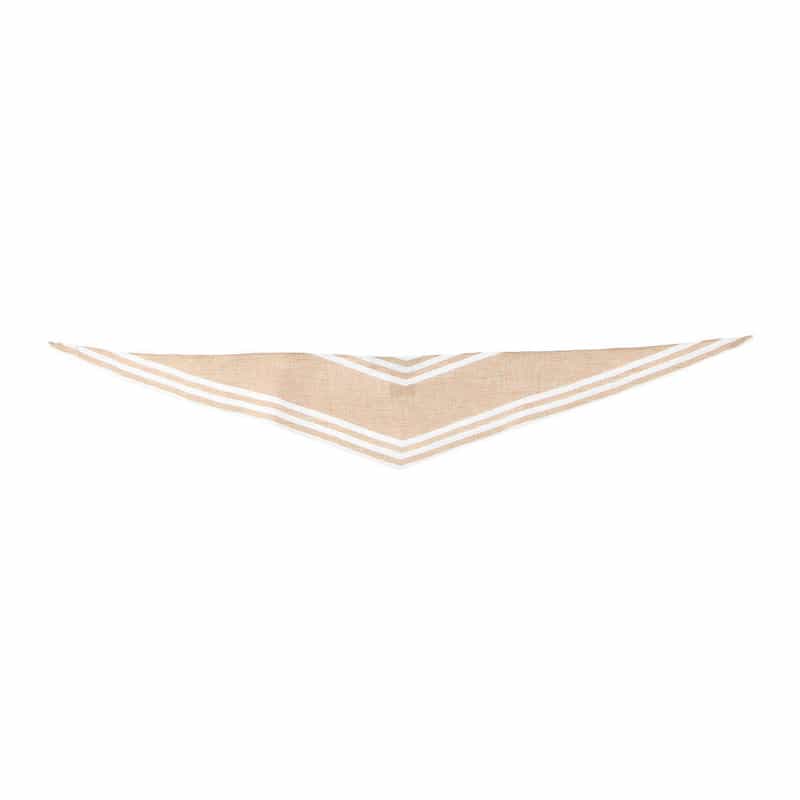 STEFANO BIGI リネンネッカチーフ BEIGE