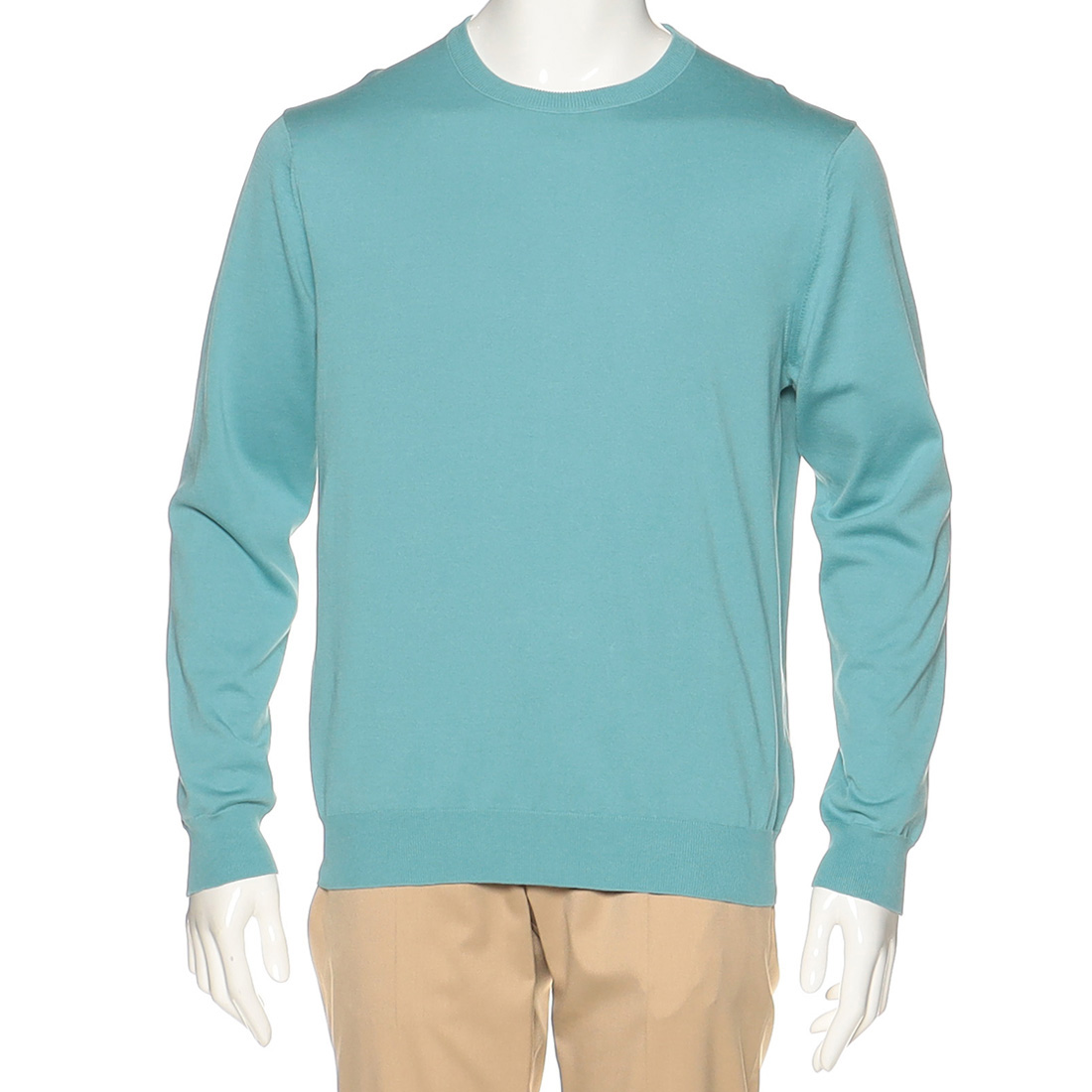 海島綿ニットプルオーバー