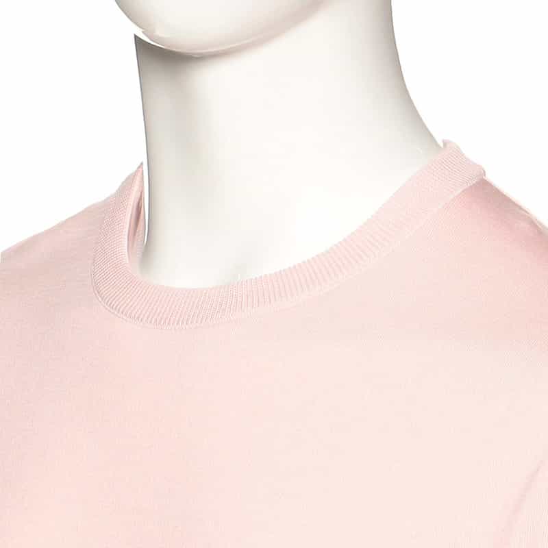 BARNEYS NEW YORK 海島綿ニットプルオーバー LIGHT PINK