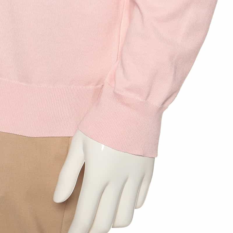 BARNEYS NEW YORK 海島綿ニットプルオーバー LIGHT PINK