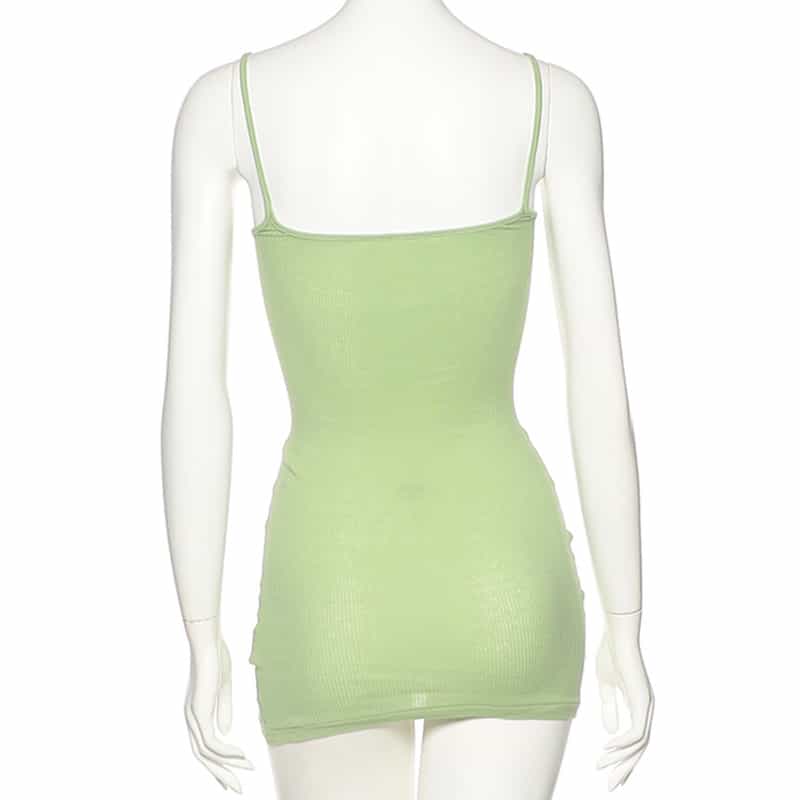 AURALEE リブキャミソール LIGHT GREEN