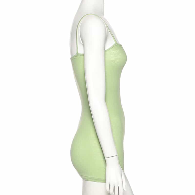 AURALEE リブキャミソール LIGHT GREEN