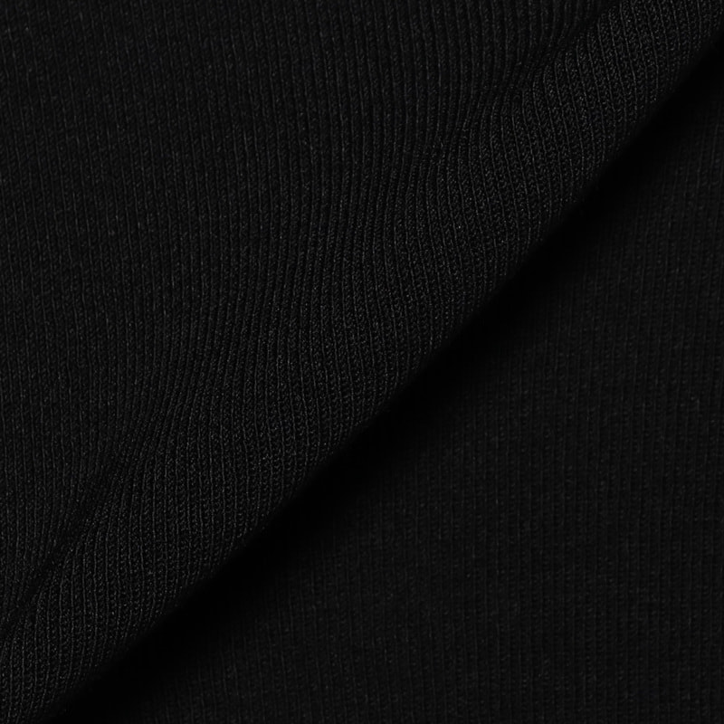 AURALEE スリット ニットパンツ BLACK