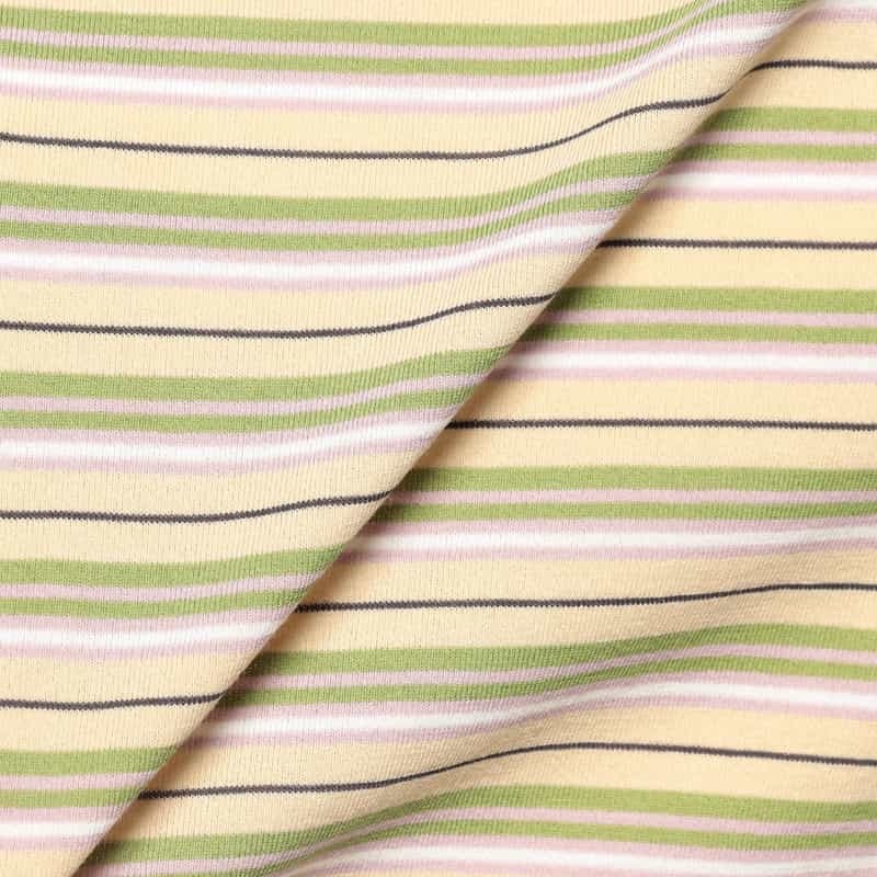 AURALEE クロップド ボーダーカットソー BEIGE