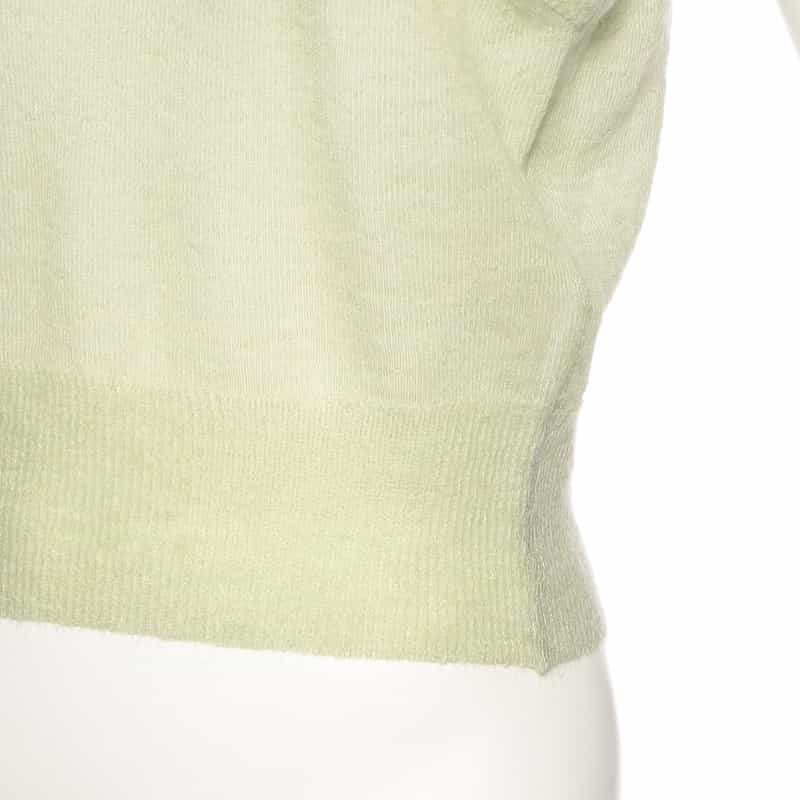 AURALEE ニットベスト LIGHT GREEN