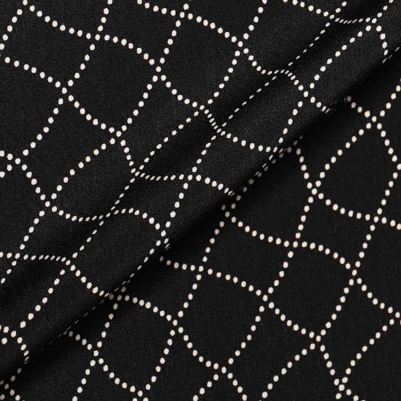 BARNEYS NEW YORK ウォッシャブル 2WAYボウタイブラウス BLACK