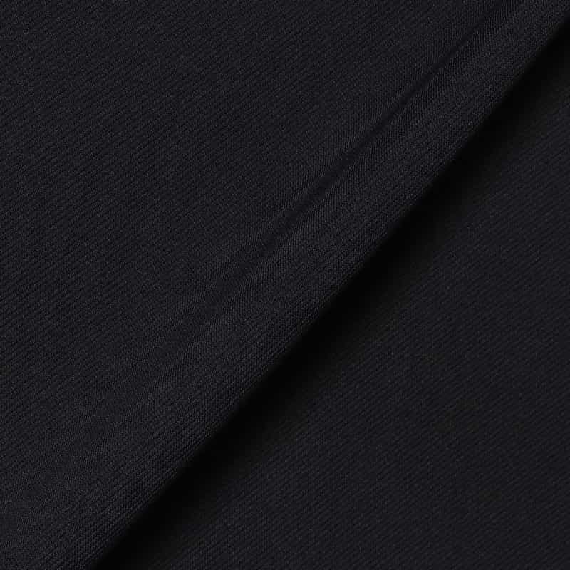 BARNEYS NEW YORK ウォッシャブル ドローストリング ジャージーロングスカート BLACK