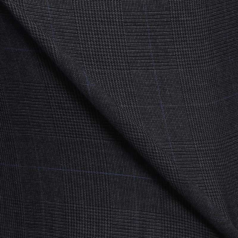 BARNEYS NEW YORK チェック柄スーツ NAVY