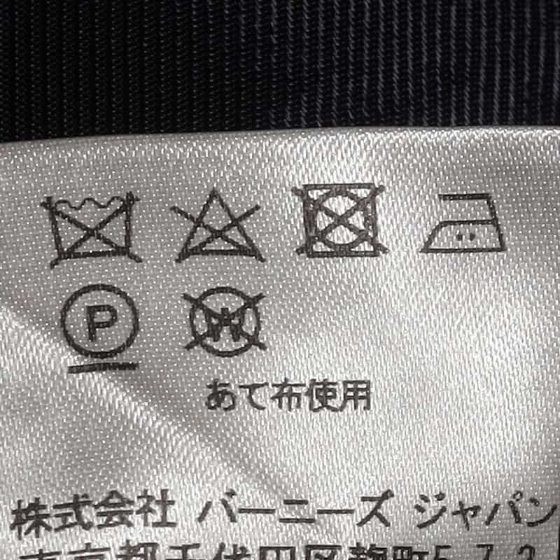 BARNEYS NEW YORK チェック柄スーツ NAVY