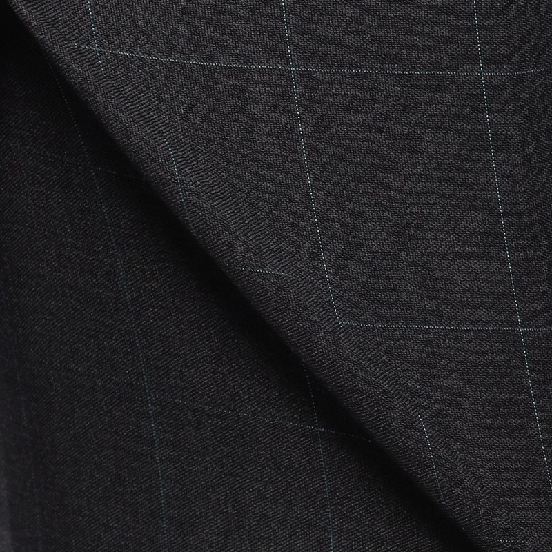 BARNEYS NEW YORK ウインドーペーン柄スーツ DARK GRAY