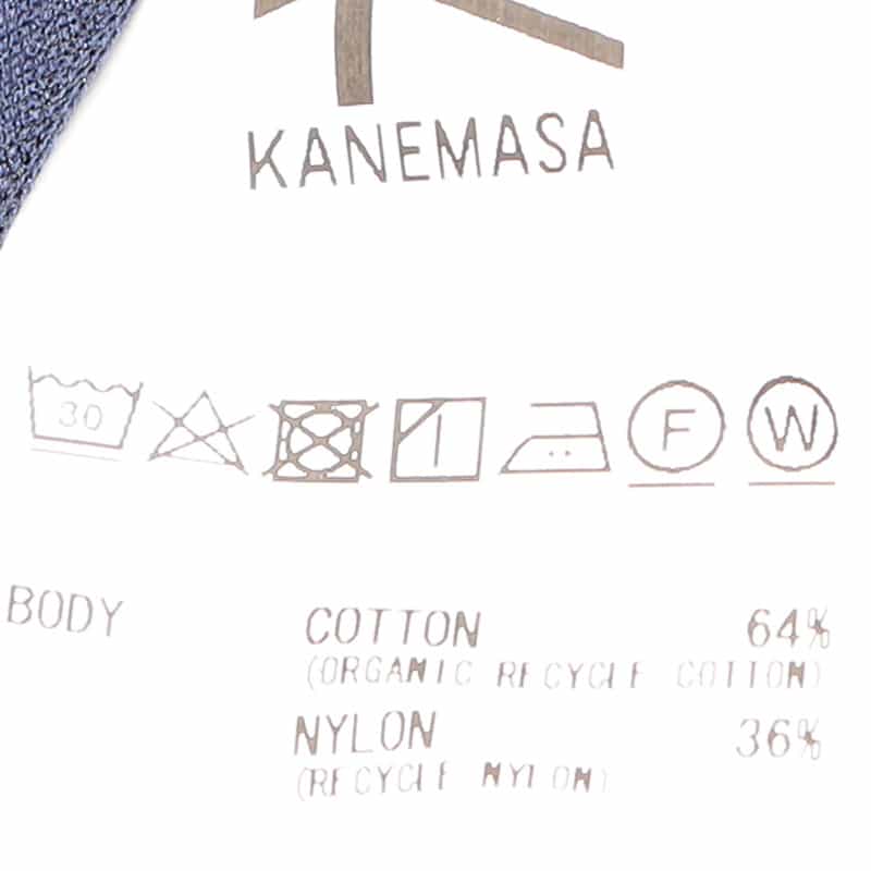 KANEMASA PHIL. レギュラーカラーシャツ NAVY