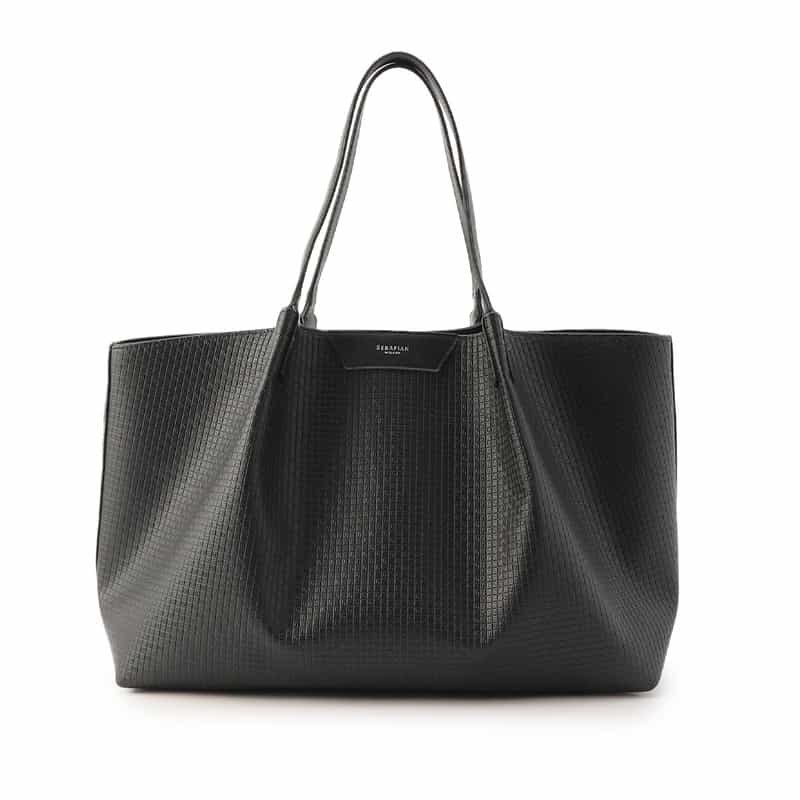 SERAPIAN トートバッグ "SECRET TOTE" BLACK