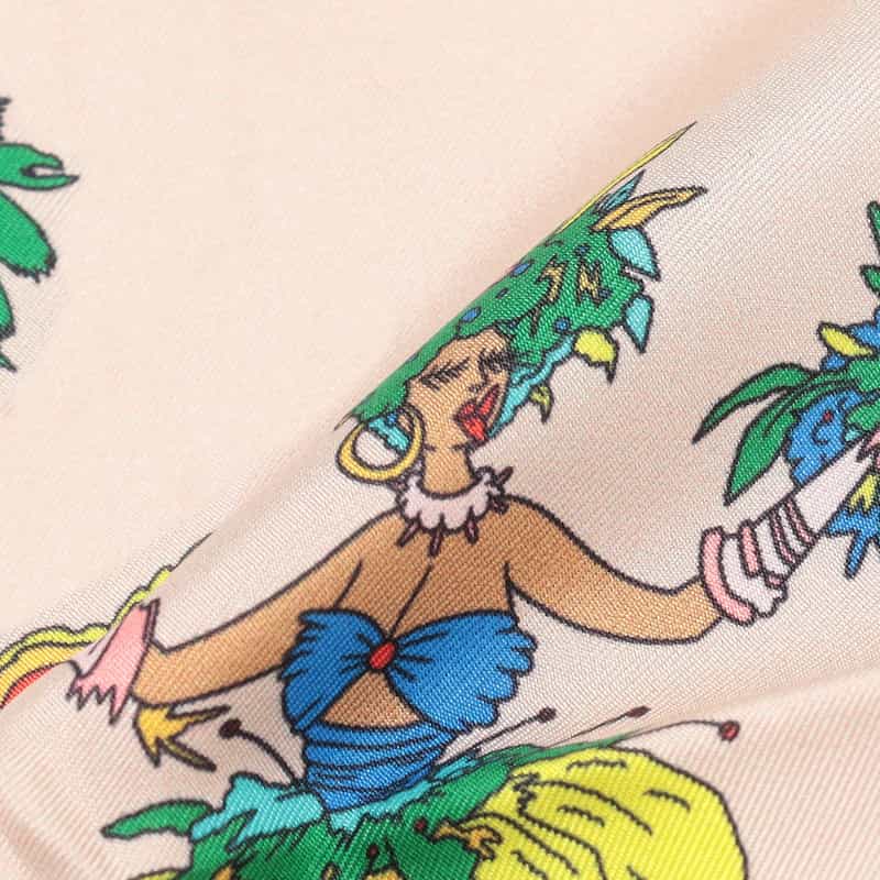 DIEFFE KINLOCH ポケットチーフ BEIGE