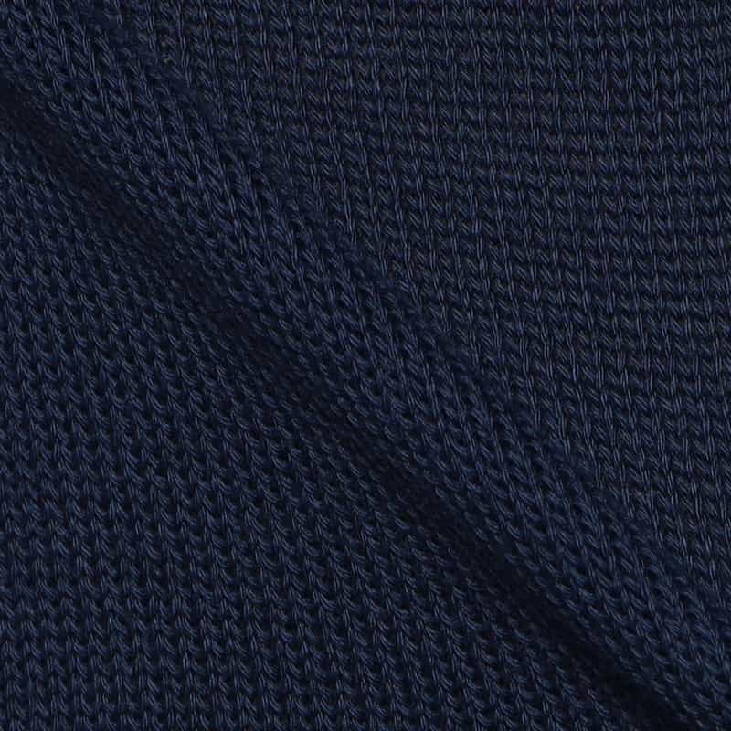 FEDELI スーピマコットンニットプルオーバー NAVY