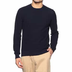 ジャカードコットンニットプルオーバー