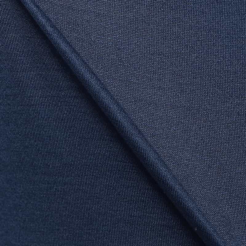 GRANSASSO マーセライズコットンポロシャツ NAVY