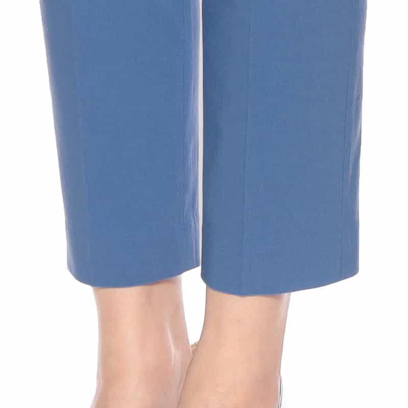 BARNEYS NEW YORK ウォッシャブル バックウエストゴムパンツ BLUE