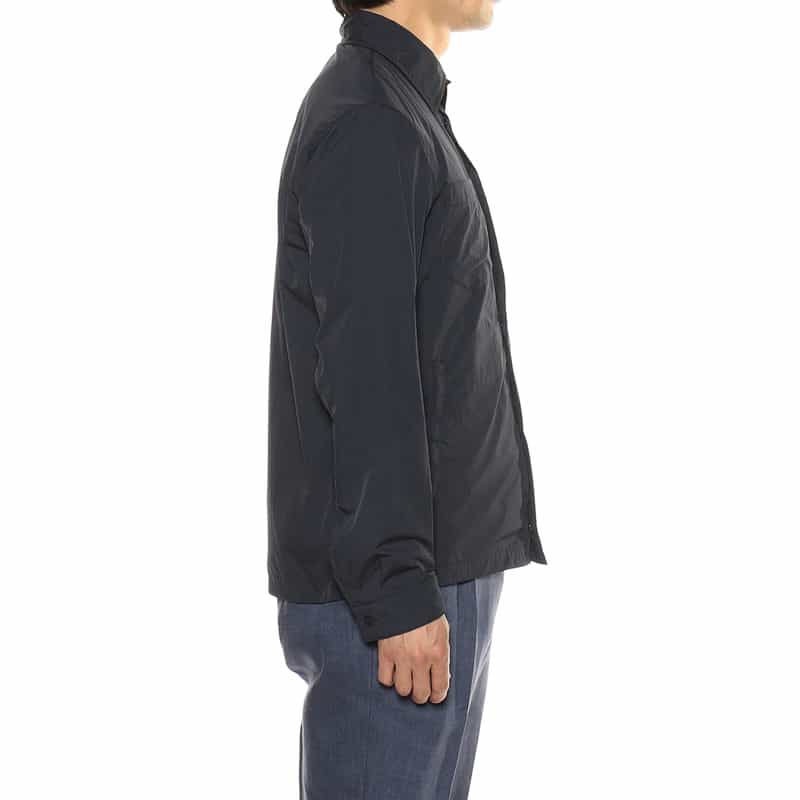 HERNO ナイロンシャツジャケット "GI000420U" NAVY