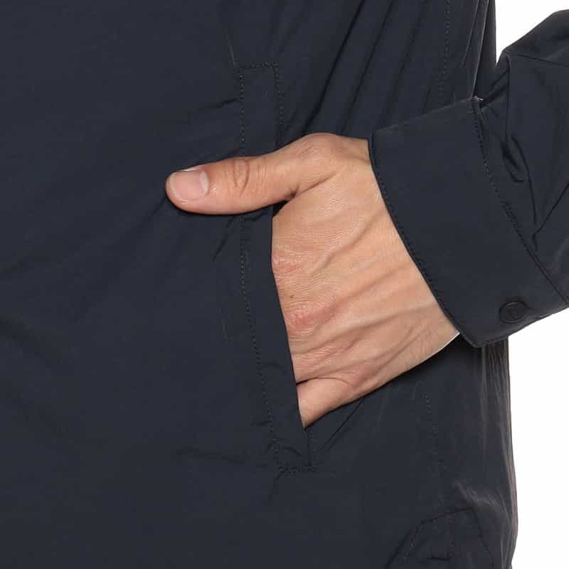 HERNO ナイロンシャツジャケット "GI000420U" NAVY