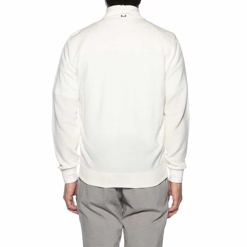 HERNO 切替ニットブルゾン WHITE