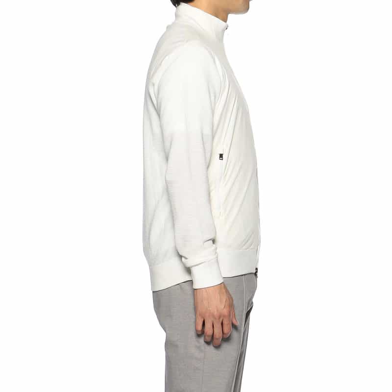 HERNO 切替ニットブルゾン WHITE