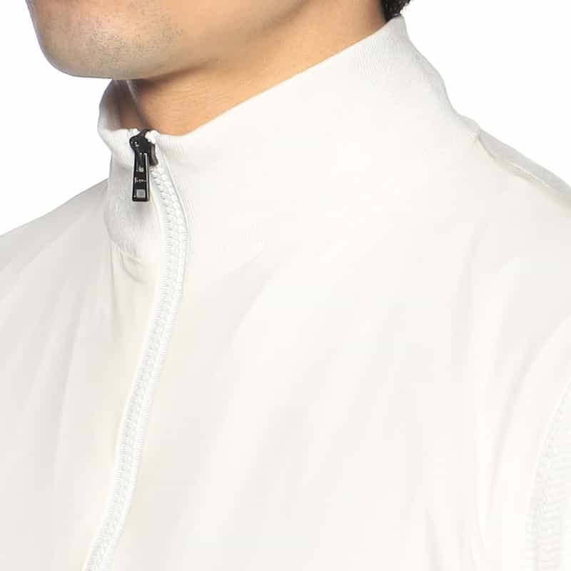 HERNO 切替ニットブルゾン WHITE