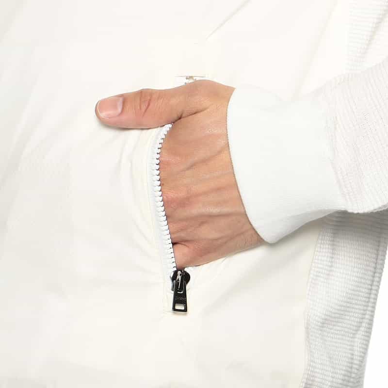 HERNO 切替ニットブルゾン WHITE