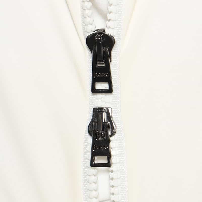 HERNO 切替ニットブルゾン WHITE