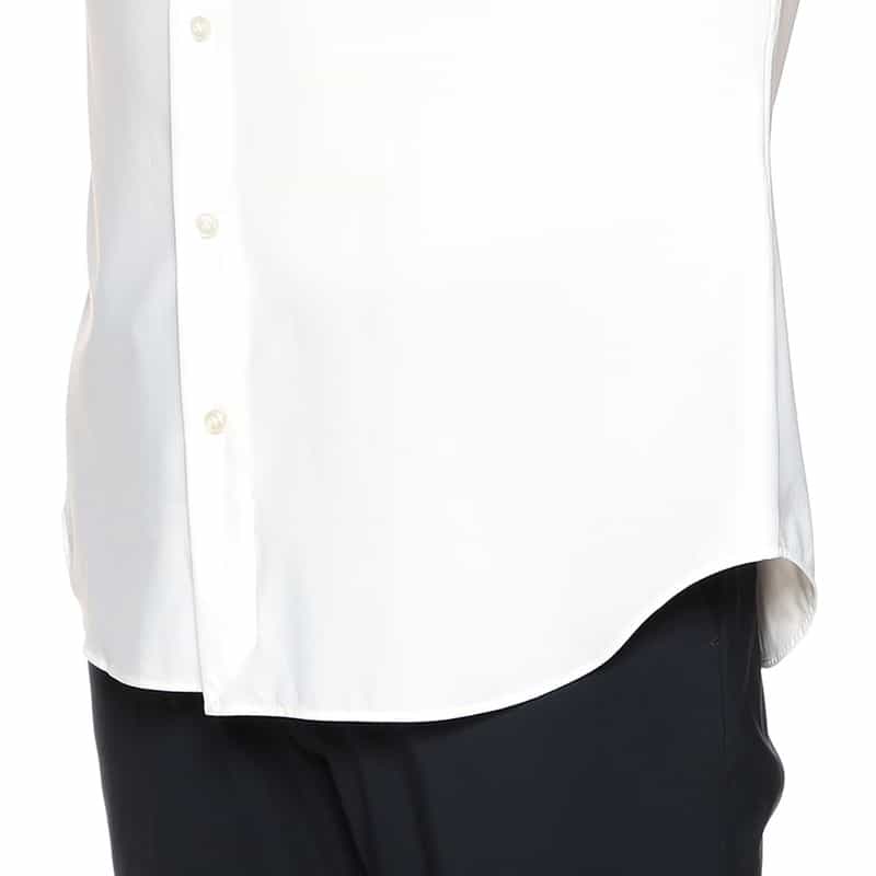 XACUS ドビープリントシャツ WHITE