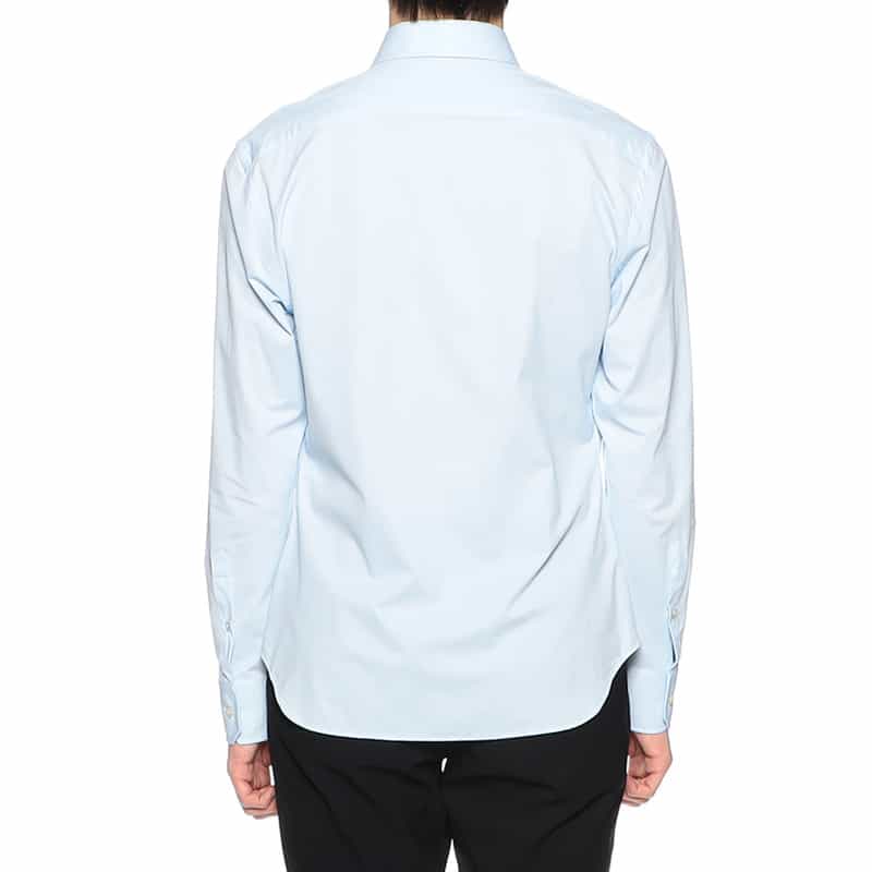 XACUS ジャカードシャツ LIGHT BLUE