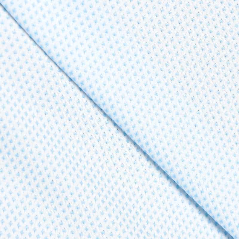 XACUS ジャカードシャツ LIGHT BLUE