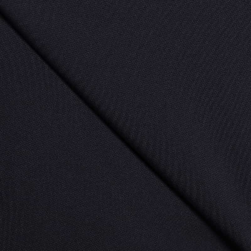 XACUS ストレッチシャツ NAVY