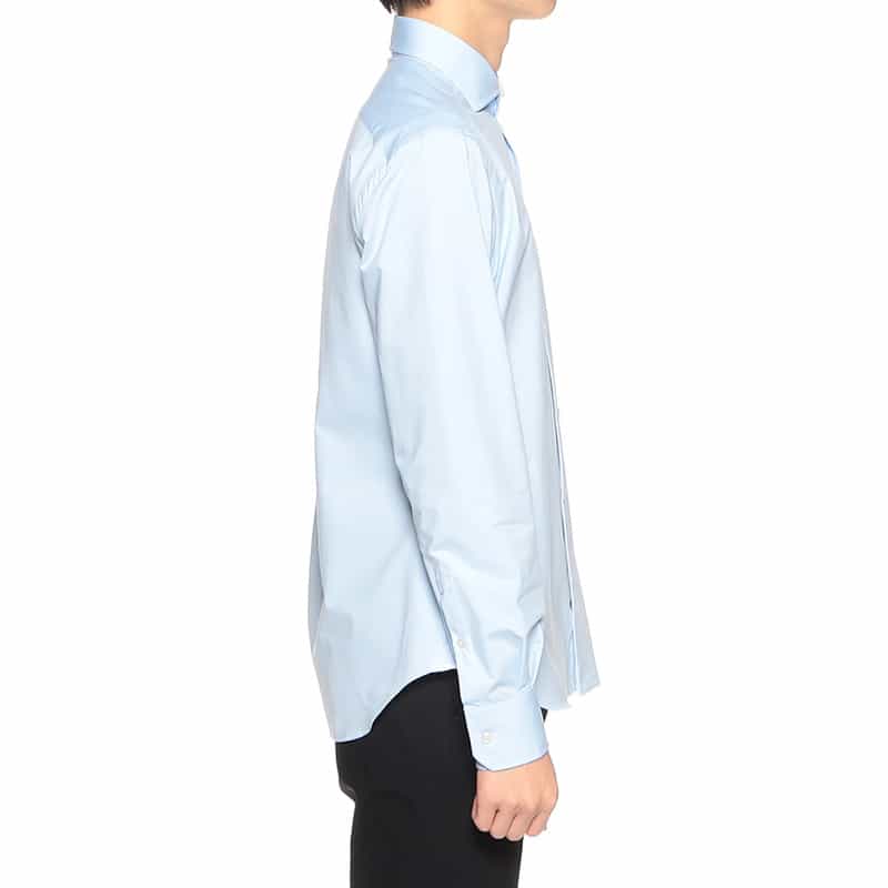 XACUS ストレッチシャツ LIGHT BLUE